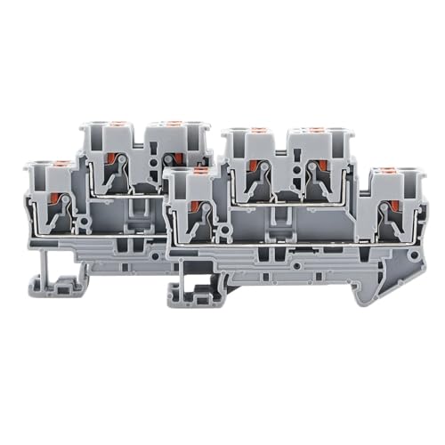 Conector eléctrico de bloque de terminales PTTB-2.5 con resorte de doble capa para cables 6