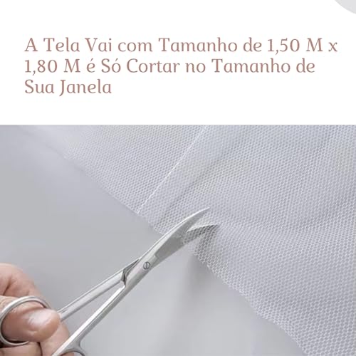 Tela de proteção contra insetos mosqueiro para janela Magnética