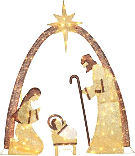 Generic NX001 Lighted Nativity Scene Outdoor,2024 New Christmas Yard Decorations,Nativity Sets thumb #1