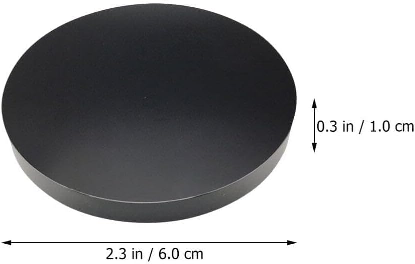 Garneck Black Obsidian Scrying Mirror 60mm Round Disc Witch Altar Decor image 5