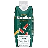 Made by Nacho Bone Broth Cat Food Topper for Hydration and Picky Eaters - Add Protein and Flavor to Your Dry Cat Food – Supports Optimal Nutrition, Digestion, Skin & Coat, 11 oz. (Pack of 4), Beef