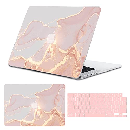 GABraden Compatible with MacBook pro 16 inch Case,2021 Model A2485 M1 Pro / M1 Max Chip & Touch ID and Keyboard Protectors,Laptop Plastic Hard Shell (marble-1355-)