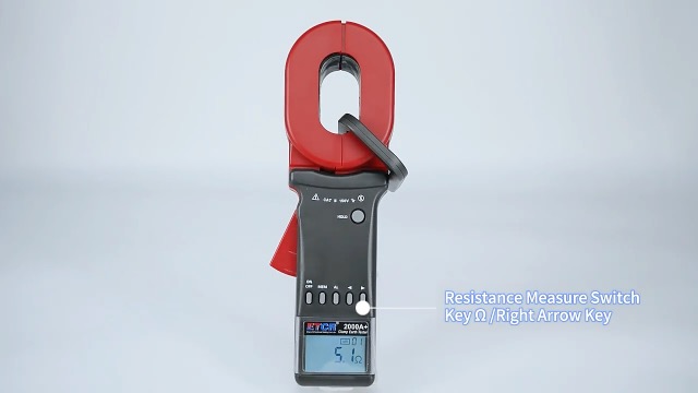 ETCR ETCR2000A+ Clamp On Digital Ground Resistance Meter Tester