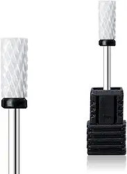 Broca Cerâmica Unha Acrigel Porcelana Manicure Large Preto Para Manicure Uso Profissional ou Caseiro