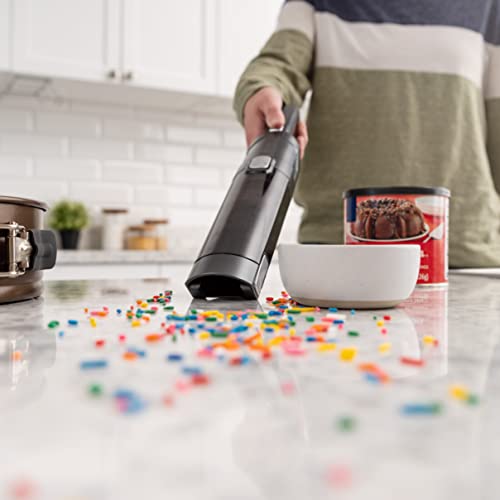 Iris Usa Handheld Vacuum With Fast Charging Battery, Home Office Or Car, Portable Lightweight Cleaner With Powerful Suction, Washable Dust Cup, Gray #TOP4