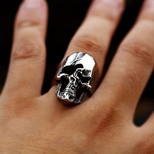 Bague vintage crâne cadeau d'anniversaire pour fille ado goth