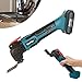Outils électriques oscillants, angle d'oscillation à 4 degrés, kit d'outils multifonctions oscillants, 6 vitesses variables et 7 accessoires de scie