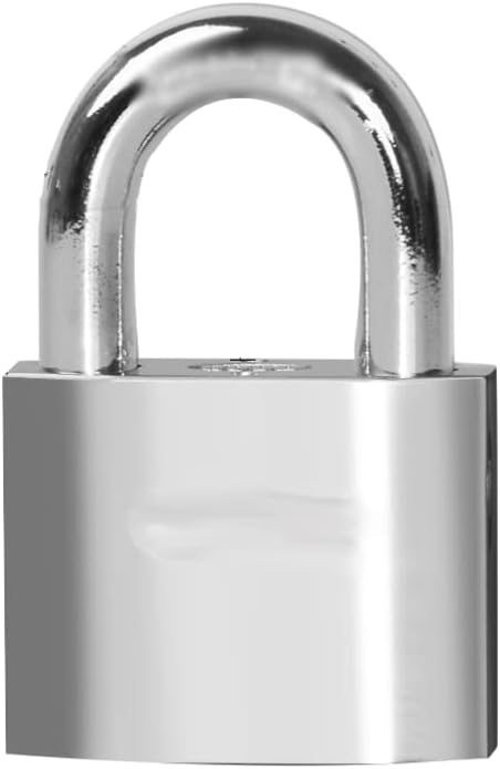 Lock,Padlocks, Padlocks for Outdoor Padlock with 4 Keys Solid Zinc Alloy Padlock Suit for Lock Sheds Storage Locker and Fence Keylock(Small)