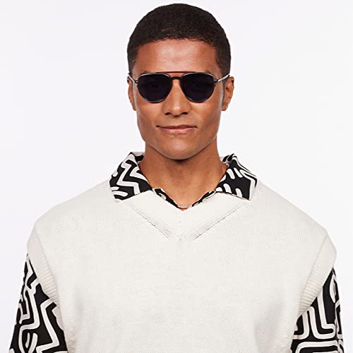 Image of Hip Hop Gold Full Rim Pilot Branded and Stylish Sunglasses For Men & Women | Polarized and 100% UV Protected | Medium | LK S15197