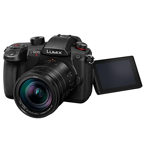 Image of Panasonic LUMIX GH5M2, 20.3MP Mirrorless Micro Four Thirds Camera with Live Streaming, 4K 4:2:2 10-Bit Video, 5-Axis Image Stabilizer, 12-60mm F2.8-4.0 Leica Lens DC-GH5M2LK