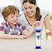 2 Minute Hourglass Sand Timer with Suction Cup,Unbreakable Sucker Sand Clock Timer 2 min,Plastic Mini Sand Watch,Rotatable Reloj De Arena for Kids Toothbrush(Blue)