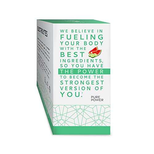 Dr. Mercola Pure Power Electrolytes, Watermelon Cucumber Flavor, 30 Servings (30 Packets), 0G Sugar Per Serving, Natural Watermelon And Cucumber Flavors, Non Gmo, Gluten Free, Soy Free #TOP2