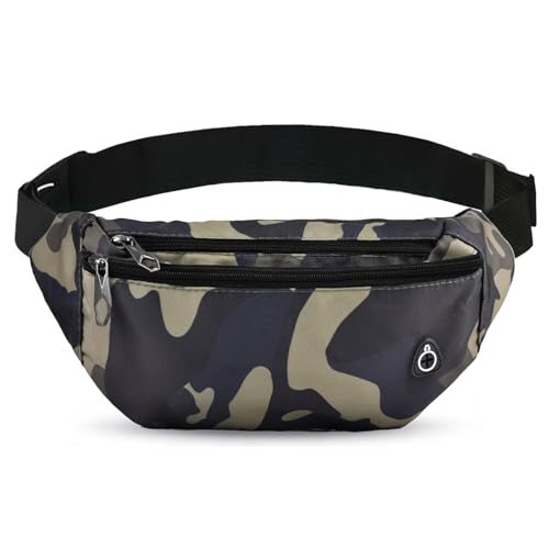Image of Fanny Pack for Women Men,Crossbody Fanny Pack Water Resistant Sports Waist Bag Pack, Belt Bag for Travel Hiking Running