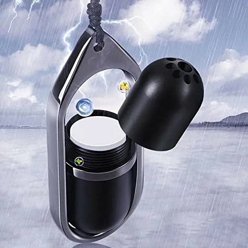 Image of Car Perfume Pendant Air Freshener Essential Oil Diffuser Cute Car Rear View Mirror Accessories Hanging Decor (Black)
