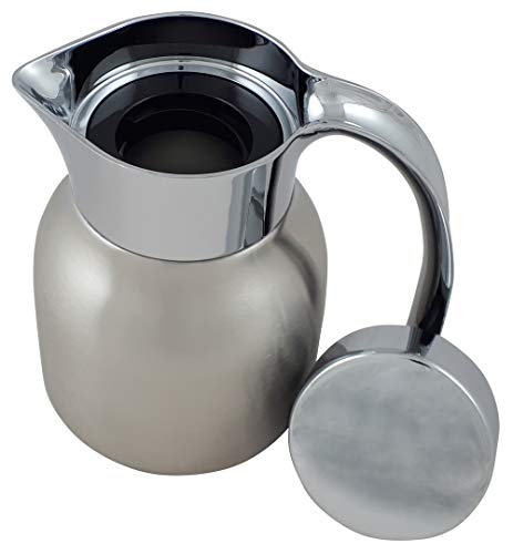 Jarra de vacío Helios reunión de acero inoxidable mate con capacidad de 0,6 litros 6