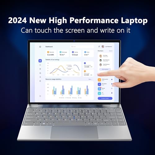 Image of Morostron Touch Screen Laptop PC, 13.5 inch 3K 3000 * 2000 IPS Win11 Laptop Computer with Intel N95 Quad Core,16GB RAM 256GB SSD, Backlit Keyboard, Finger Print laptops, AC WiFi, Full Metal Body