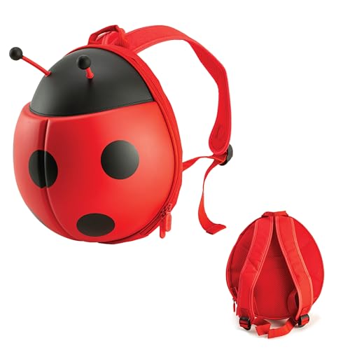 Kiddietotes Ladybug Mochila para crianças e infantil - Perfeito para guarda, pré escolar, jardim de infância, e Elementary School