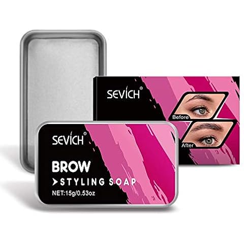 gowwim Brow Styling Soap-Clear Eyebrow Soap Kit, Wild Eyebrow Shaping Soap Long Lasting Waterproof Natural Cover