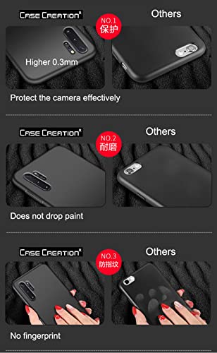 Image of Case Creation Compatible with Oneplus 8 2021 Back case, Oneplus 8 Slim Flexible Smart Look case with 360 Camera All Angle Protection (Pure Black)