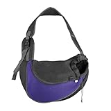 Tragbare Tragetasche für Welpen, atmungsaktiv, Netzstoff, Umhängetasche, für Hunde, Katzen, Outdoor, Reisen, Wandern, Camping, Vorderbrust-Tragetasche