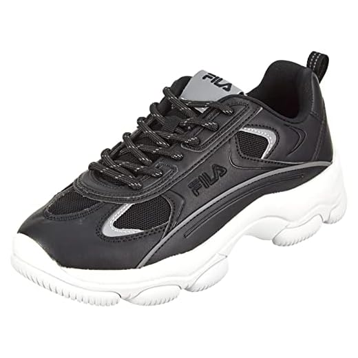Fila Strada Lucid wmn, Zapatillas Mujer, Black, 40 EU
