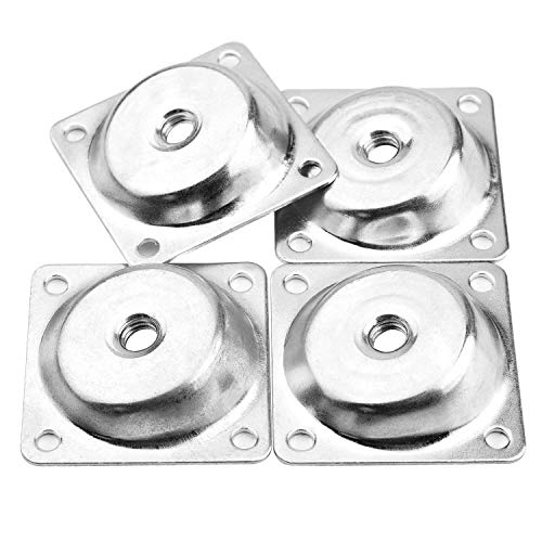 Placa de montaje para patas de 5 piezas de refuerzo para patas de muebles, accesorios de reparación para sofá dañado