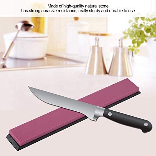 Professional Whetstone Knife Sharpening Stone, 3000 Grit Waterstone with Anti-Slip Silicone Base, 15 x 2 x 0.5cm, for Kitchen Knives, Garden Tools by Aramox - Image 4
