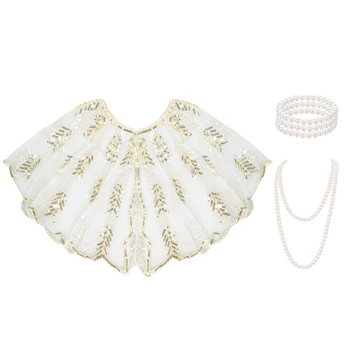 Châle années 1920 pour robe de soirée simple : le kit accessoires parfait contre le manque d'éclat