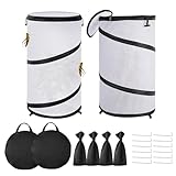 ミニ温室、冬用植物カバー、植栽凍結プロテクター、冬に育てられた庭のベッド用、ポータブルで再利用可能、多機能、屋内庭の裏庭用低木鉢植え用