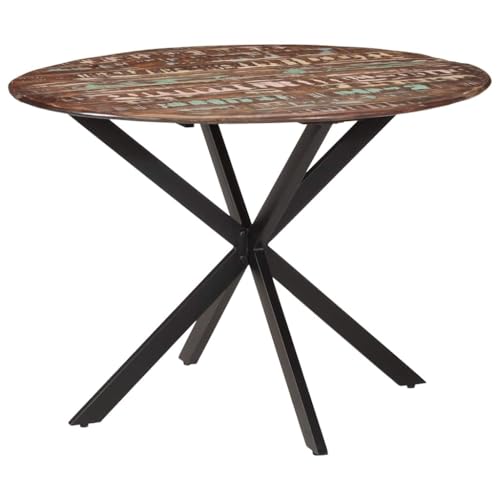 Table de salle à manger ronde 110 cm pour optimiser l'espace sans compromis - 5