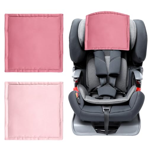 Sprouterie Satin Car Seat Headrest Cover for Baby, 2 Pack Hair Protector by Sprouterie - Used condition - US$14.79
