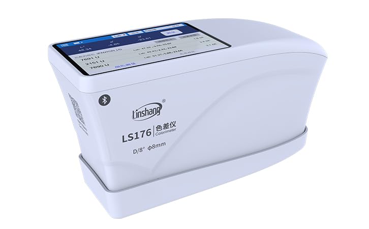 LS176 Spectrophotometer, Handheld Colorimeter for Color Matching, 3.5-inch Touch Screen, QC Testing Function, Date Output