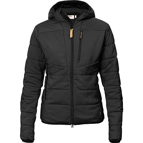 Fjällräven Keb Padded Hoodie Women's Synthetic Insulated Jacket - Black, L