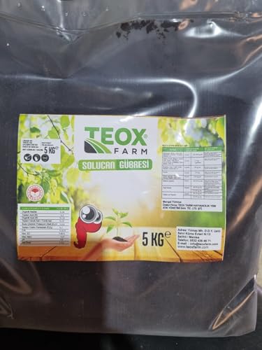 5 KG Torba Katı Solucan Gübresi