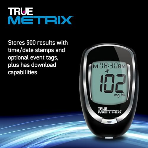 image for TRUE METRIX Meter Starter Kit - Blood Glucose Meter, Case, 100 Test St