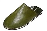 Marrakech Accessoires Marrakech Accessoires Orientalische Leder Schuhe Pantoffeln Hausschuh Slipper - Herren/Damen/Unisex - 905586-0017, Schuhgrösse:45