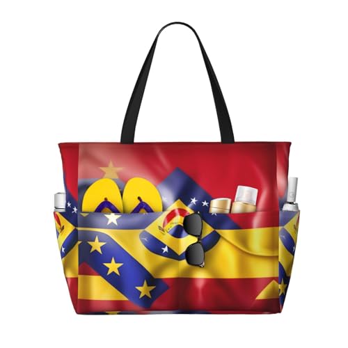 Sac à bandoulière imperméable Venezuela grand fourre-tout noir