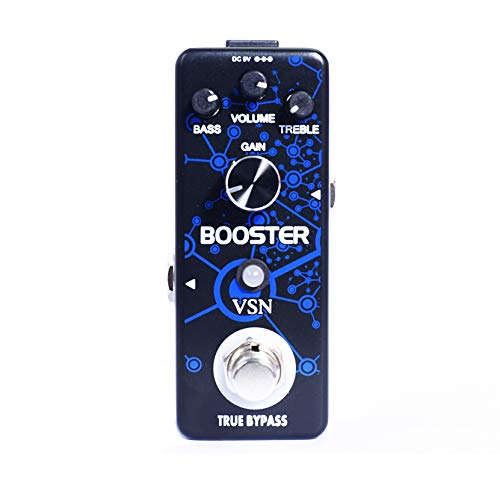 VSN Booster Guitar Effect Pedal Pure Clean Mini Boost Pedals True Bypass