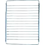 Quailitas Fridge Freezer Shelf [Pack of 1] – 350-530 mm Width, Universal Adjustable Fridge Rack, Chrome Plated, Extendable – Refrigerator Parts & Accessories
