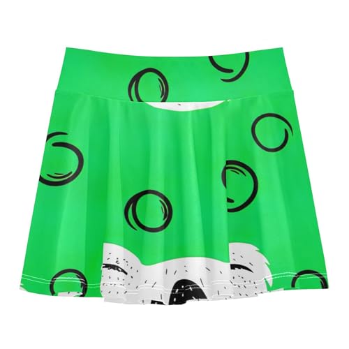 Athletic Shorts for Girls Skorts Cute White Koalas Green Tennis Skirts Toddler Navy Cheer Skirt 3t