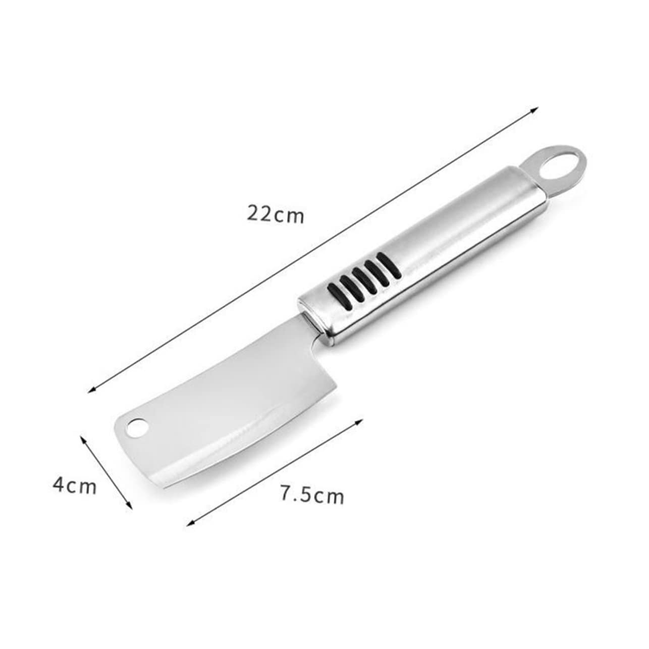 CIYODO 2-pc Stainless Steel Mini Cheese Knife Set Cheese Slicer Chopper Easy to Clean for Grilled