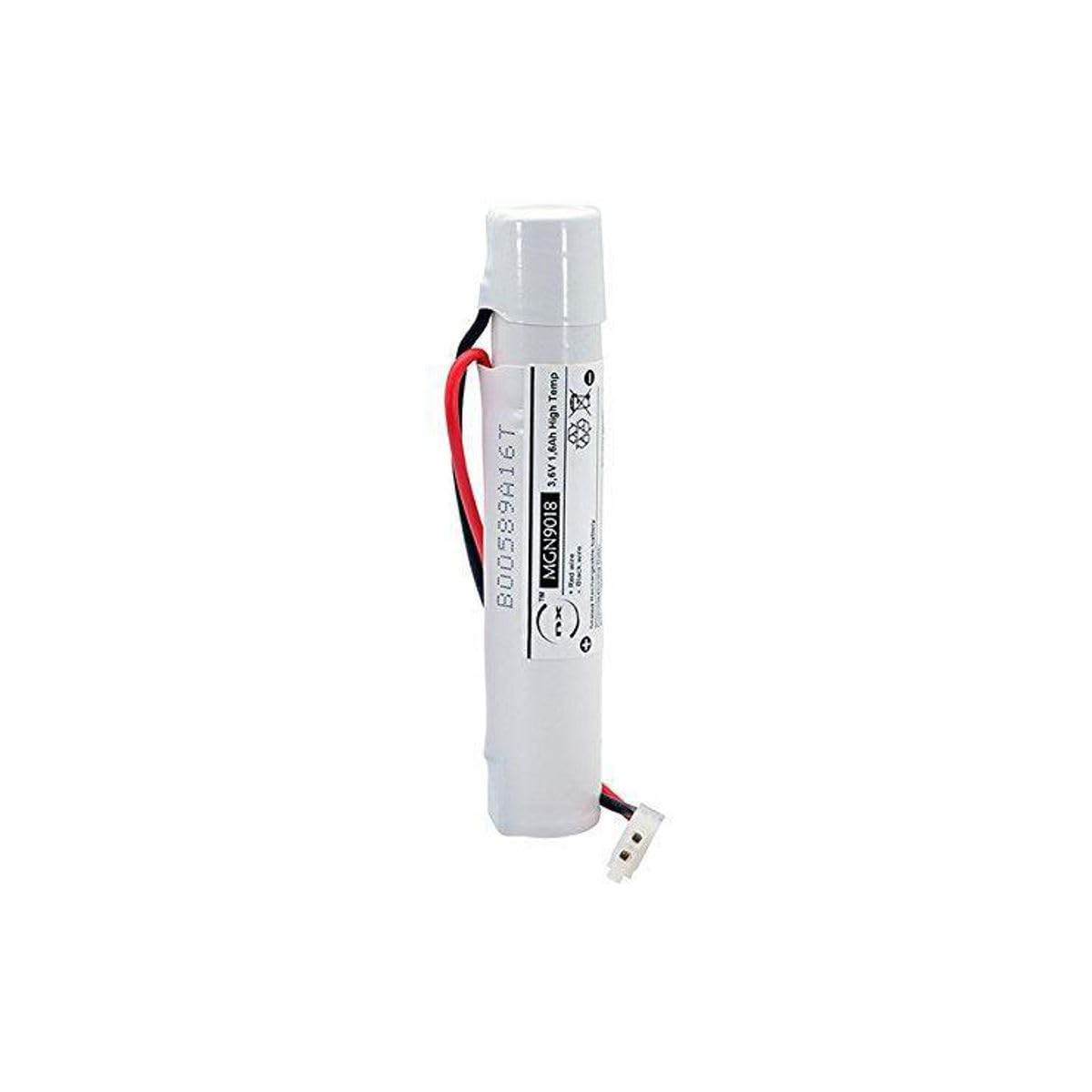 Batteria per Luci di Emergenza, 3,6 V 1600 mA, Compatibile con Beghelli, OVA, Relco, Schneider-Electric, Connettore Molex