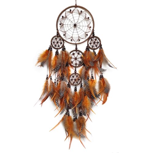 SOYUZU Large Dream Catcher Wall Decor Brown Dream Catchers with