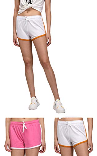 Image of KOTTY Women's Night Shorts(White&LightPink,26)