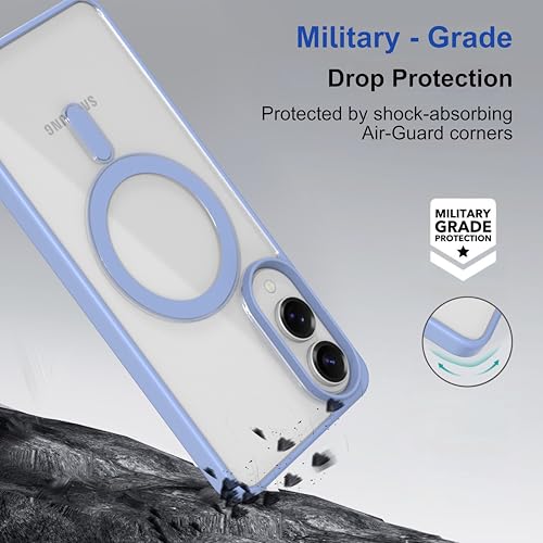 Image of Zapcase Back Case Cover for Samsung Galaxy S25 Edge | Compatible for Samsung Galaxy S25 Edge Back Cover | Scratch-Resistant | Sierra Blue