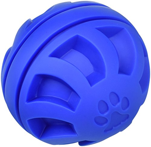Soft-Flex Swirl Ball Dog Toy, 5.5-inch Blue