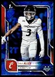 Football Trading Card 2025 Bowman University Chrome Sapphire #7 Cyrus Allen NM Near Mint
