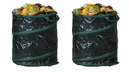 Norjews 3x272L Gartensack Laubsack Gartenabfallsack, stabil - Gartensäcke für Gartenabfälle...