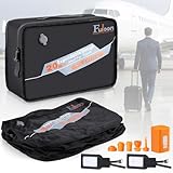 Fuloon 22L Vakuumbeutel für Kleidung mit Pumpe 47,5 x 32,5cm, IP67 Wiederverwendbar TPU Vakuumierbeutel, Vacuum Bags for Clothing, Vakuum Kleiderbeutel für Reise Koffer Rucksack Kleiderschrank(2 PCS)