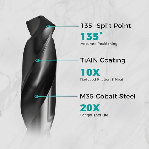 OSTTE M35 TiAlN Cobalt Drill Set